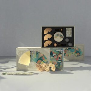 Enamel Fire Lacquer Stamp Candle Box