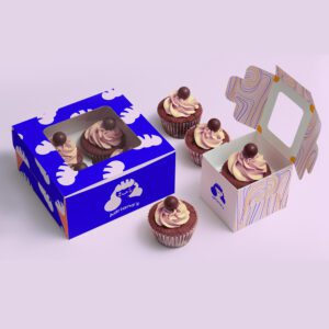 cup cake packaging box