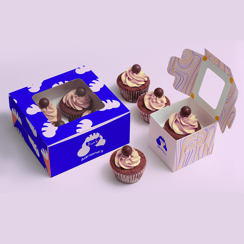 cup cake packaging box