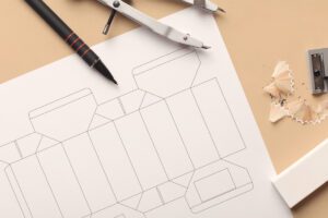 the structural design and engineering of the packaging box