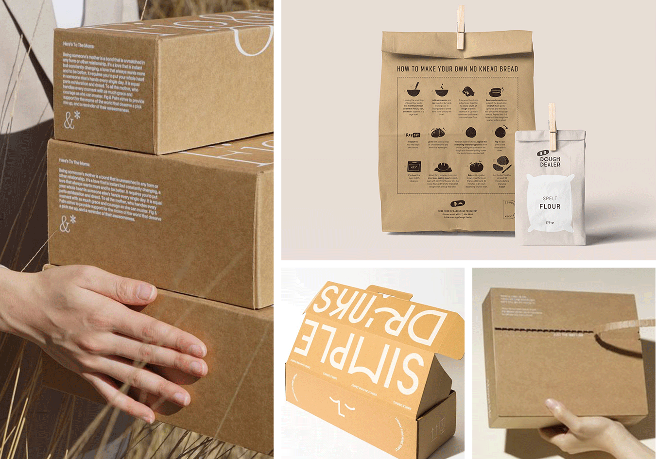 sustainable packaging boxes and coffee pouch