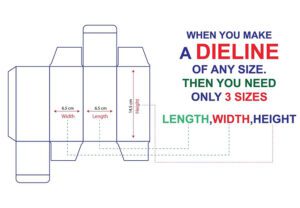 How to make a dieline of custom box