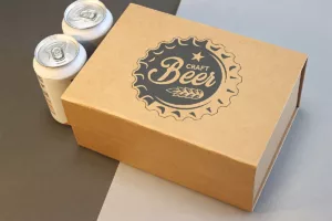 kraft beer box