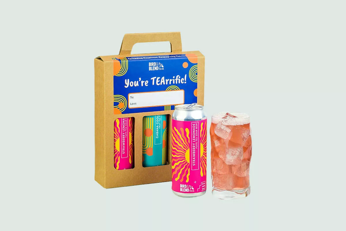 kraft beverage packaging box